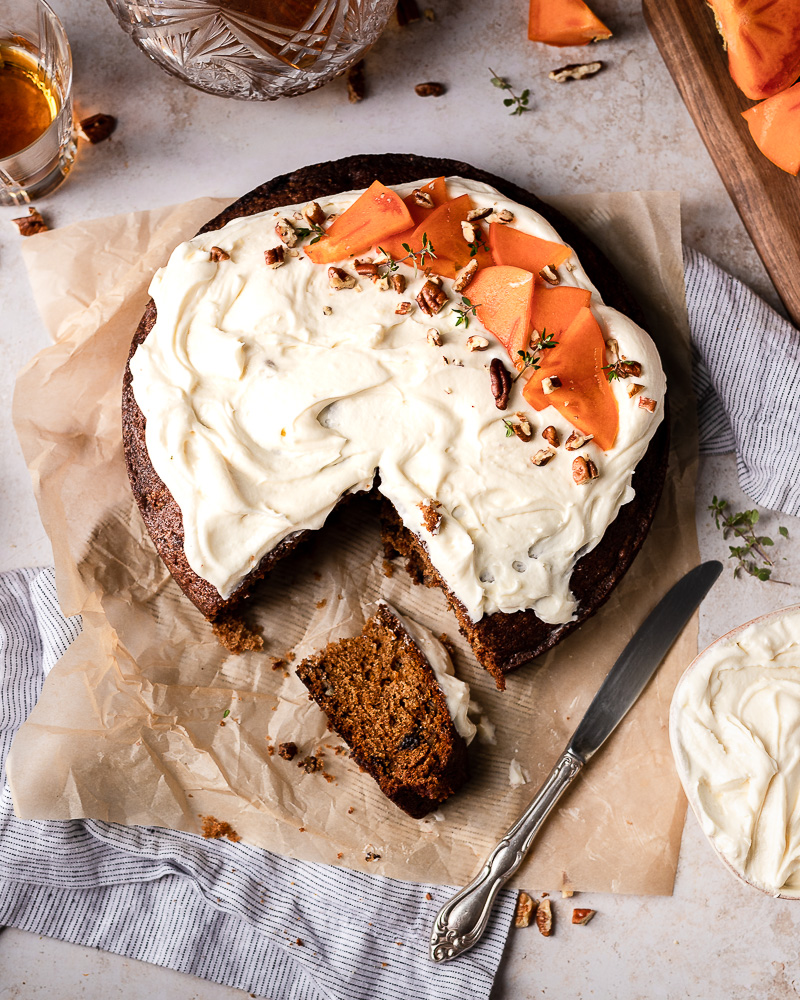 A Slice of Luxury: Unveiling the Persimmon Prince Cake by microwave