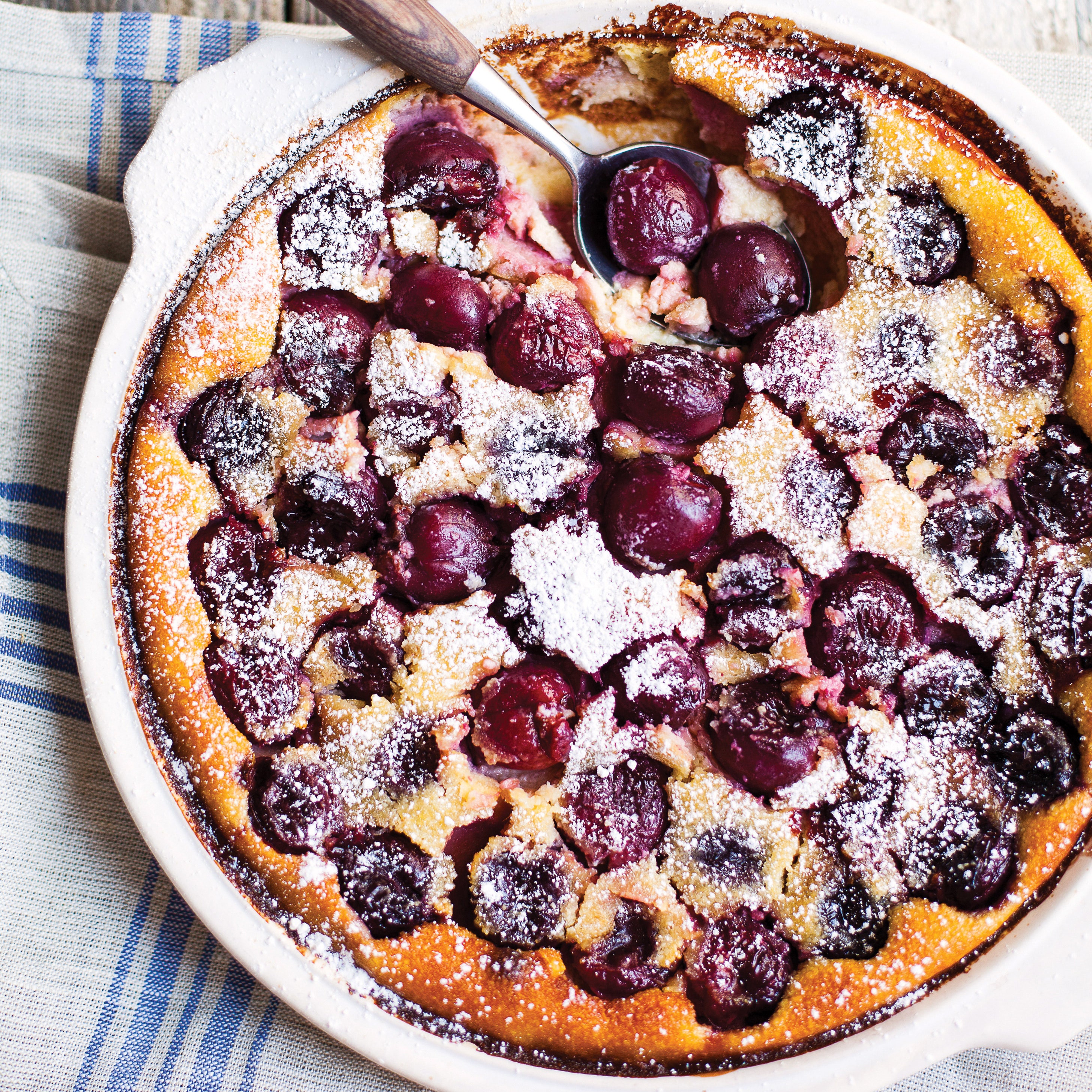 Cherry Buttermilk Clafoutis Recipe | Epicurious