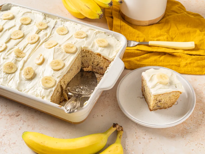 Culinary Ingenuity: Creating Magic with Banana Savory Sheet Cake by Microwave