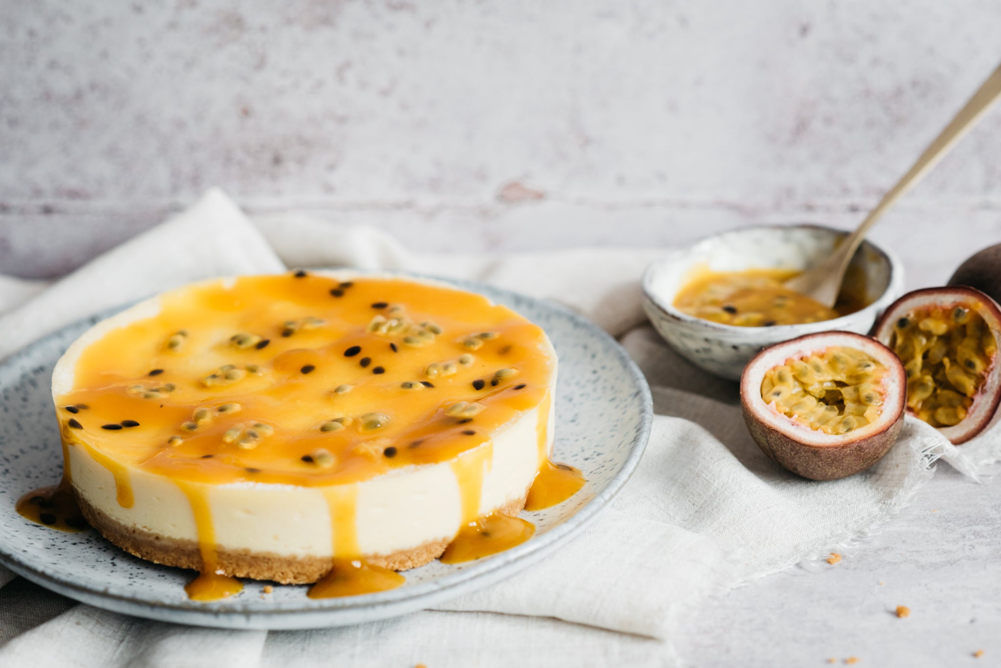 Passion Fruit Cheesecake | Baking Mad