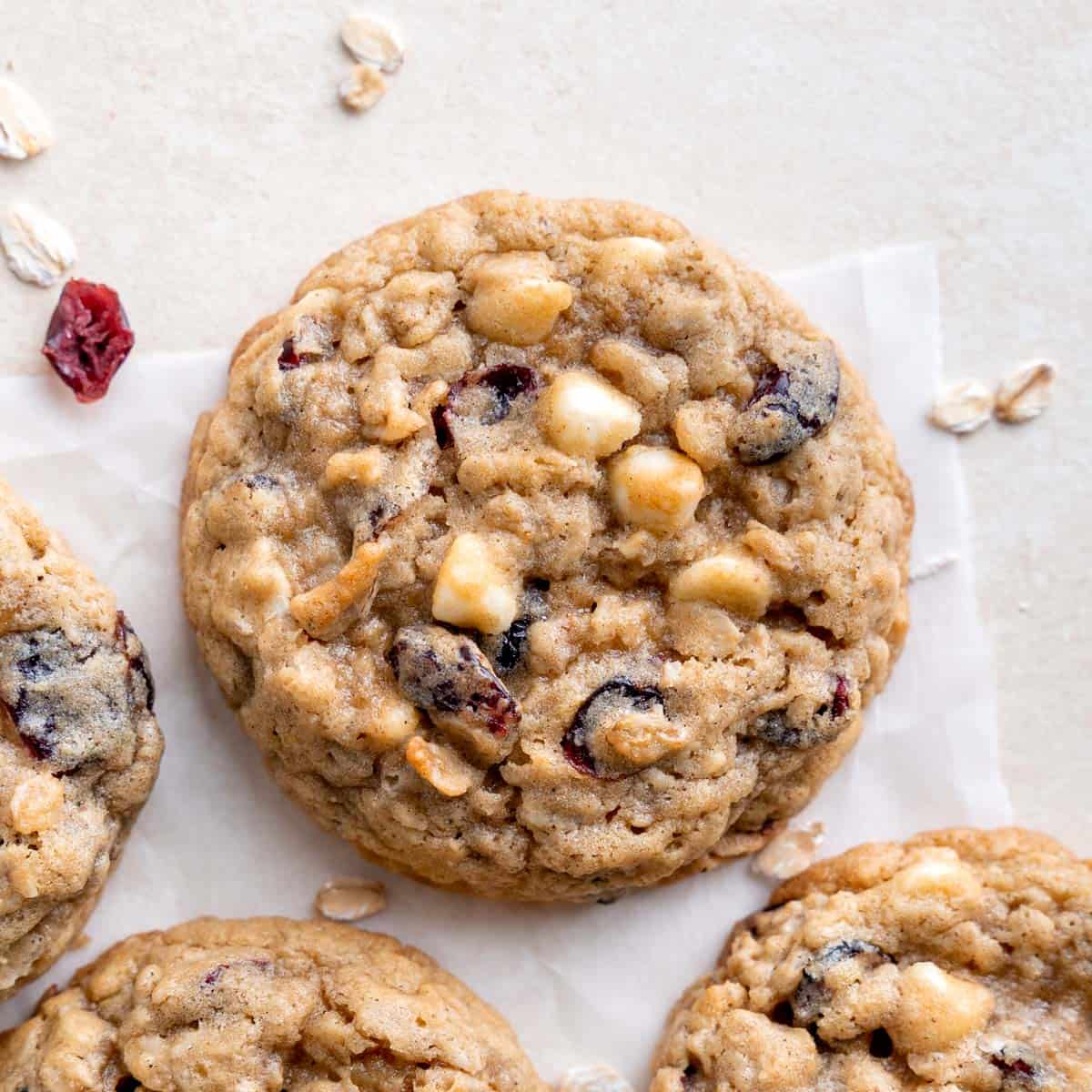 Oatmeal Craisin White Chocolate Chip Cookies – Broken Oven Baking