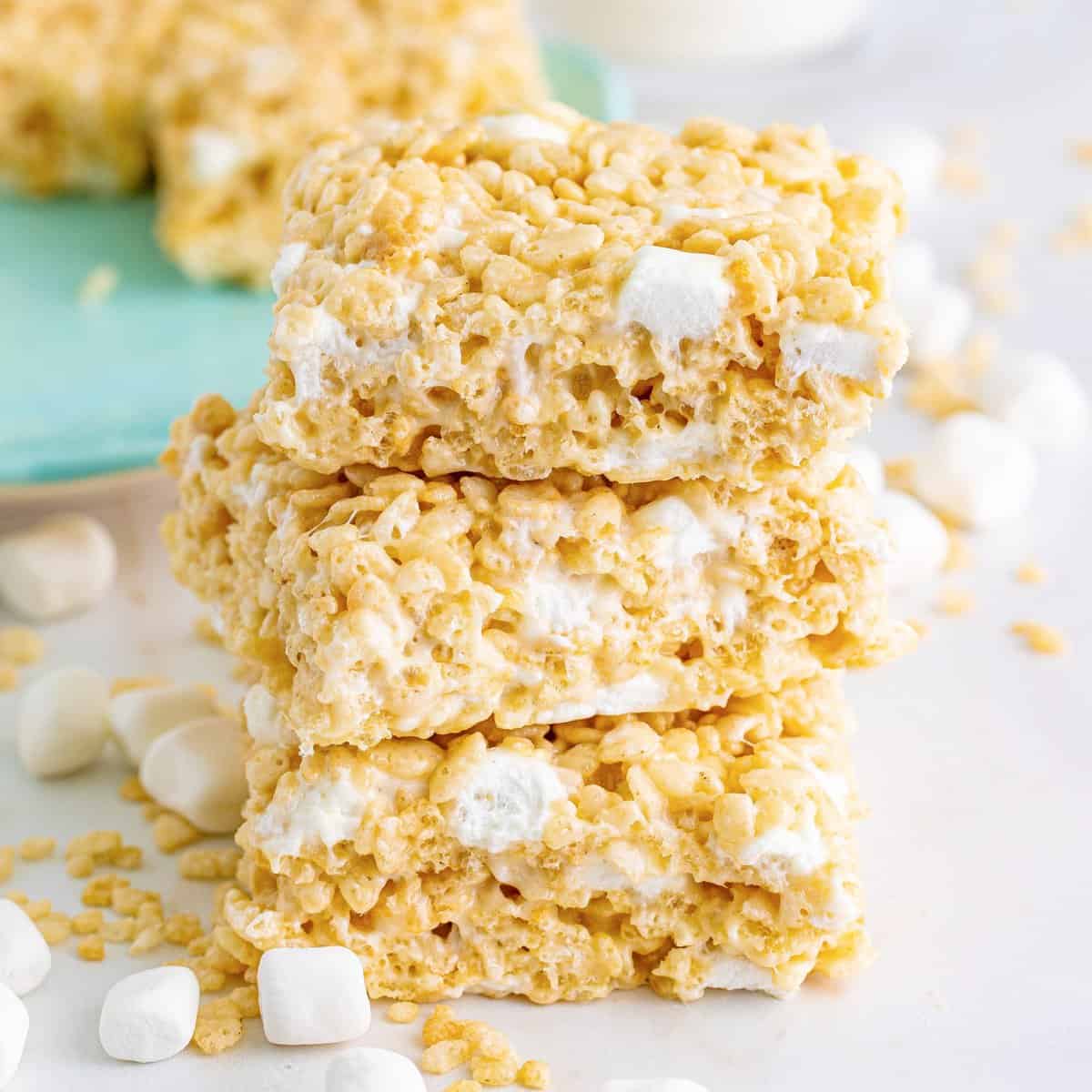 Rice Krispies Treats (Oooey Gooey) - The Country Cook