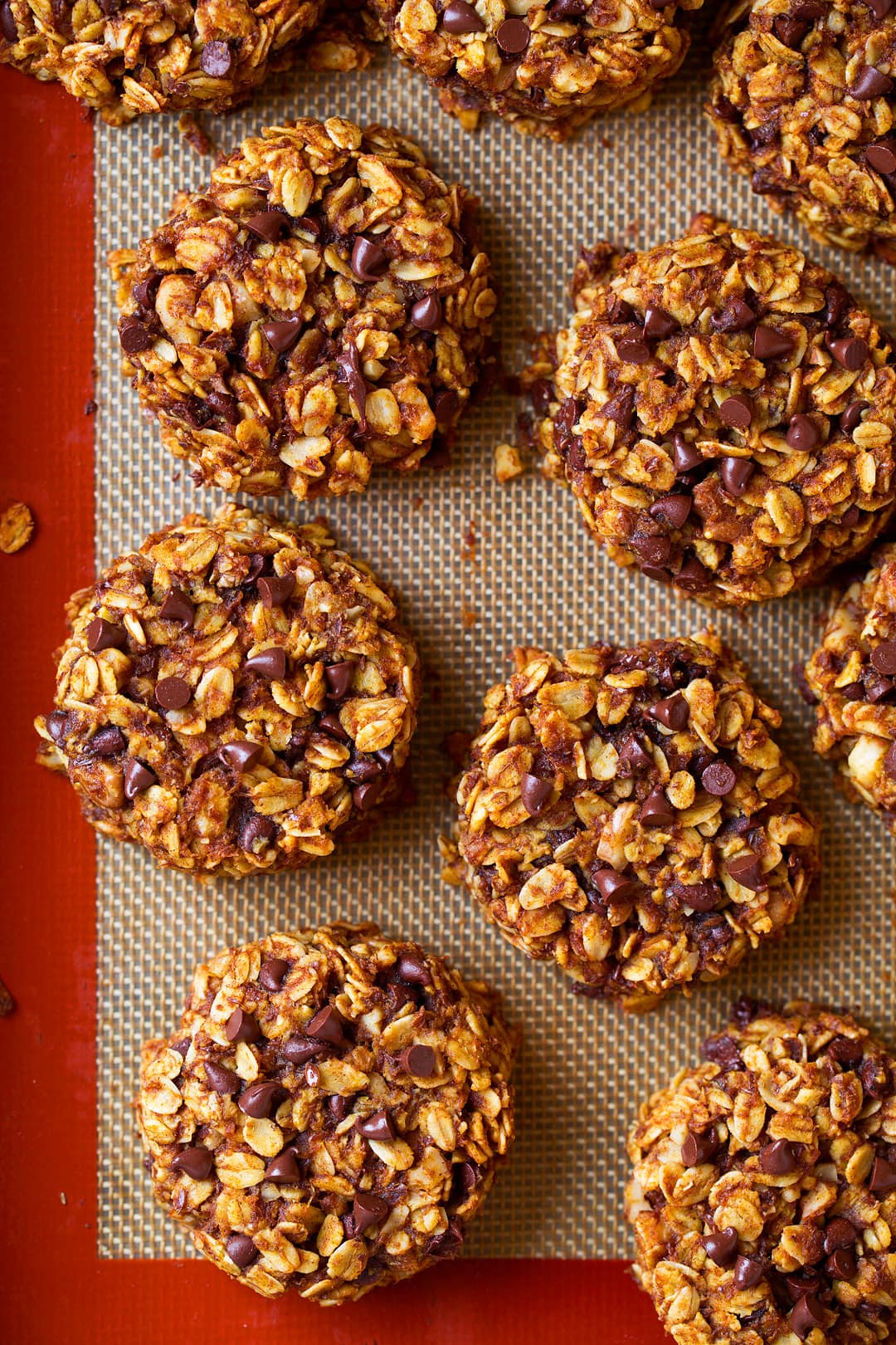 Pumpkin Oat Chocolate Chip Breakfast Cookies - Cooking Classy