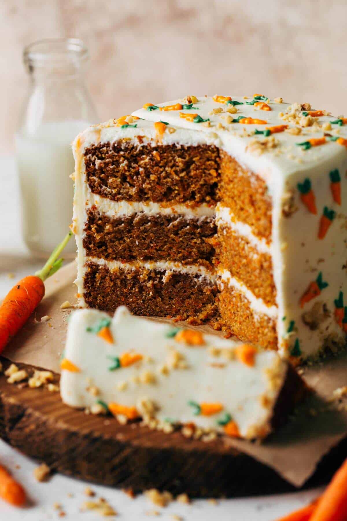 MOIST Carrot Cake With Cream Cheese Frosting | Butternut Bakery