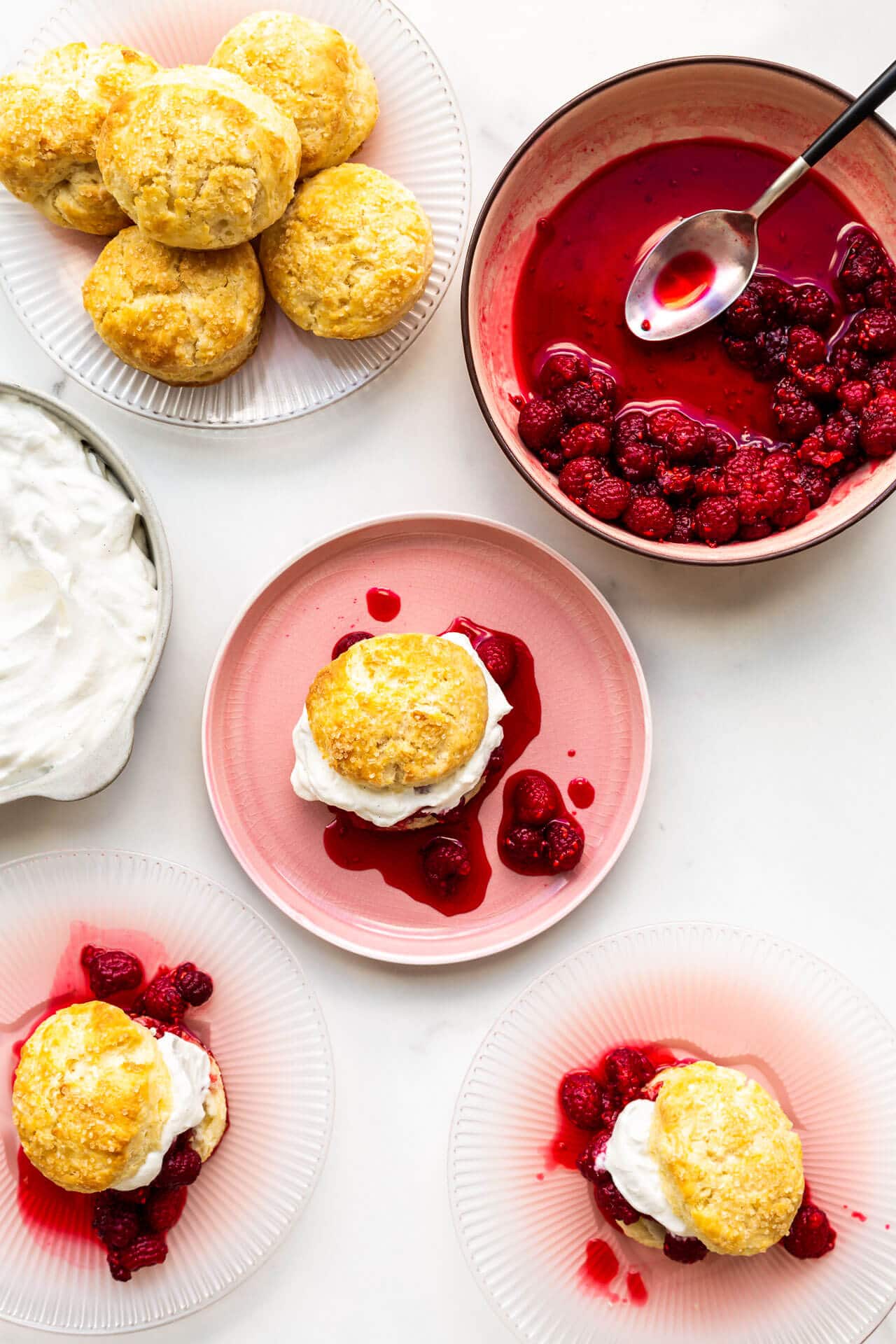 Raspberry shortcake - The Bake School